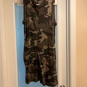 ATM Women’s Camouflage Sleeveless Dress